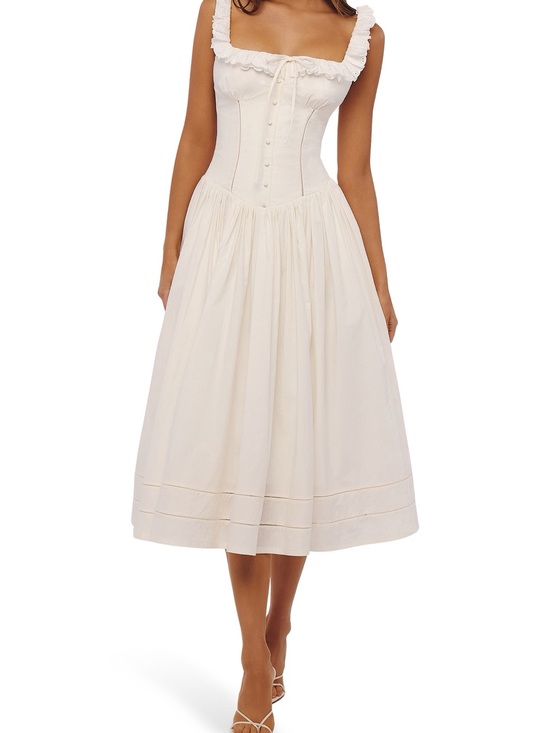House of CB Dresses & Skirts - House of CB | Phoebe Stretch Cotton Broderie Dress Size XS
